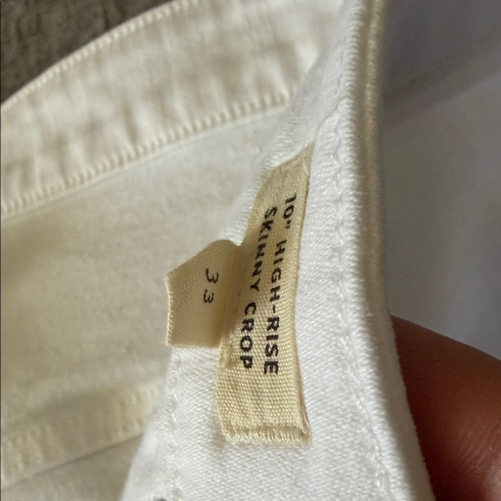Madewell women’s white high skinny stretch denim Jeans size 16/33‎ - Picture 4 of 11
